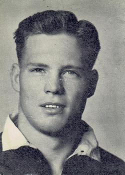 1960 Bokkie Meat Products New Zealand and South African Players #15 Ronald Courtney Hemi Front